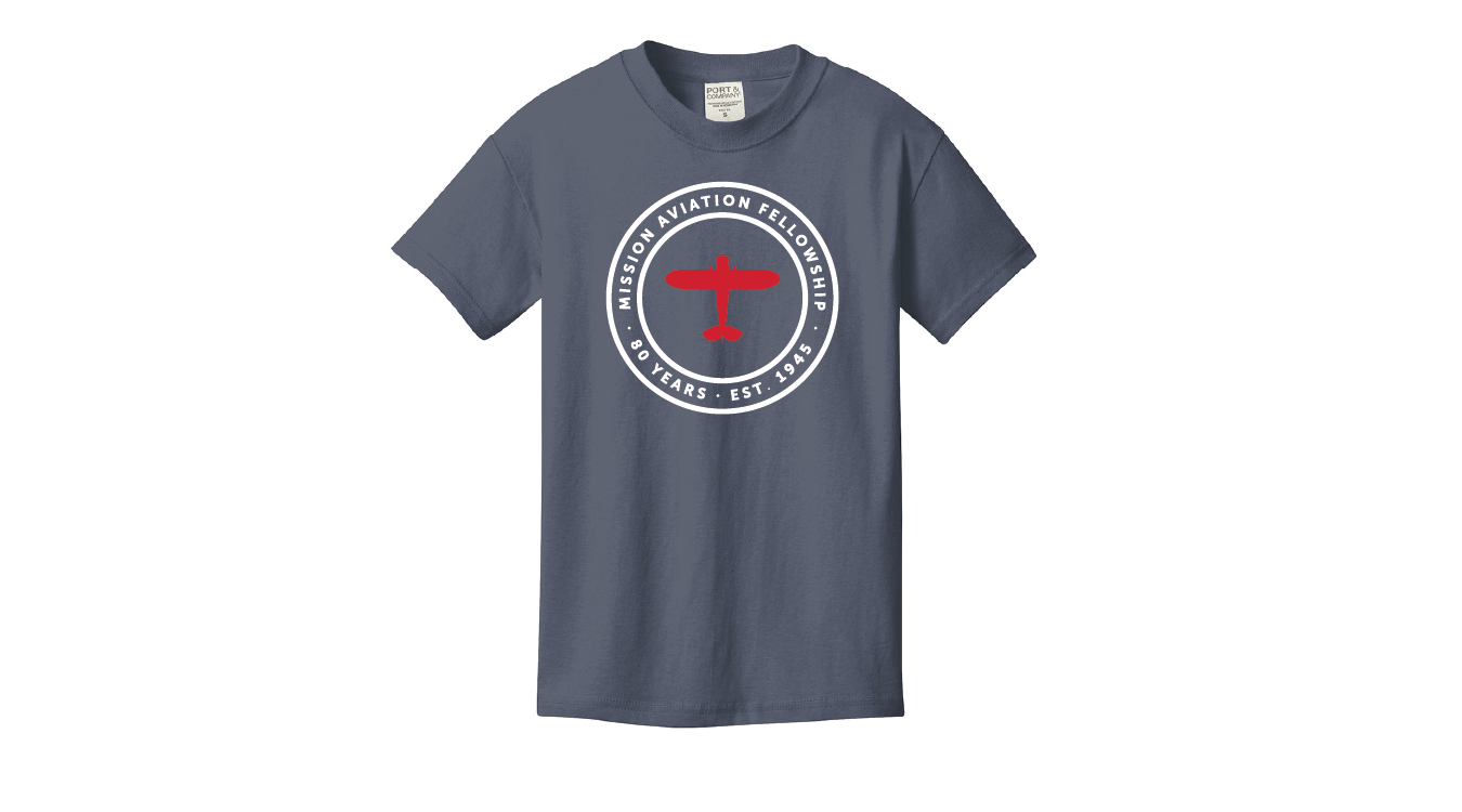 80th Anniversary Waco Blue Shirt - YOUTH