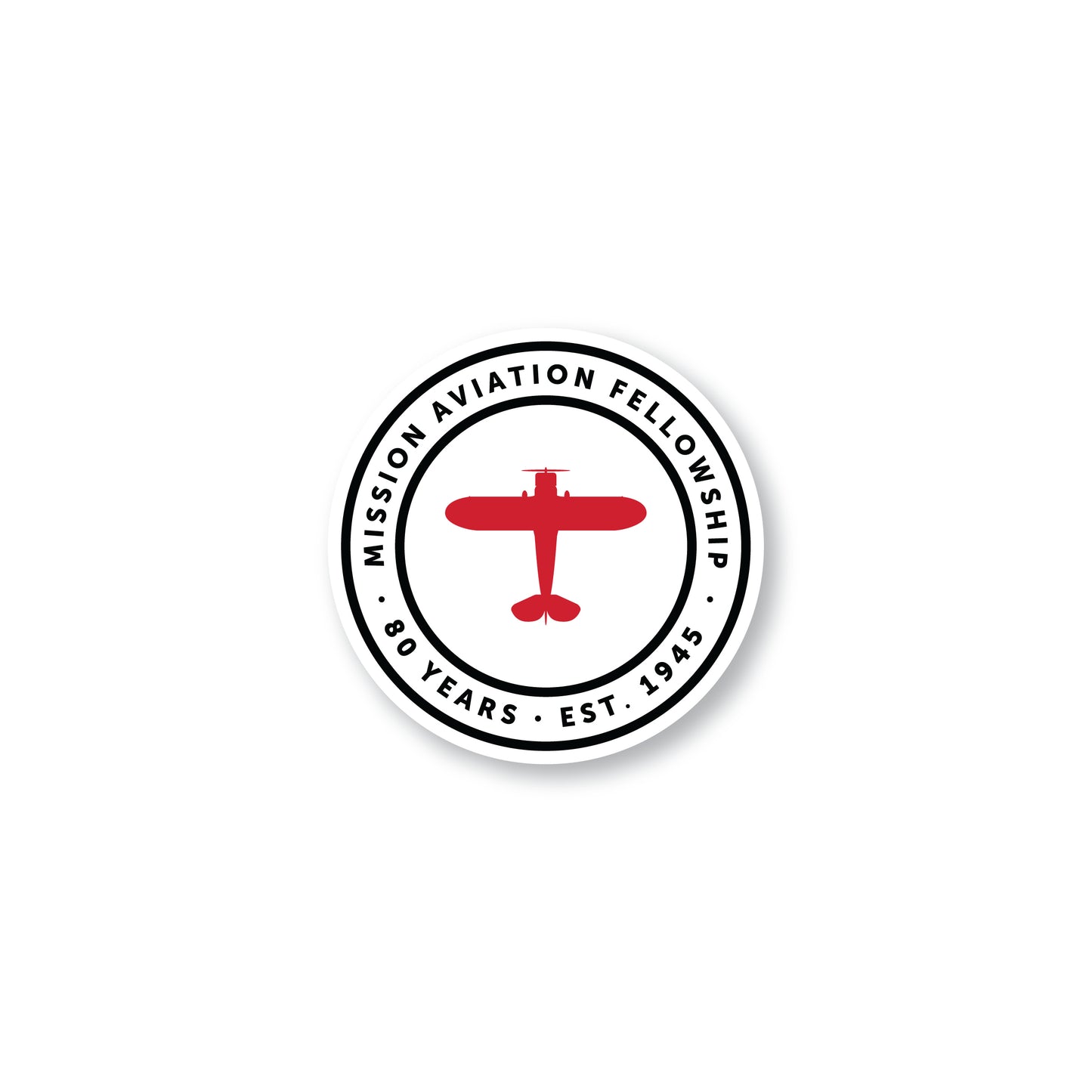 Sticker- 80th Anniversary Waco Silhouette Sticker