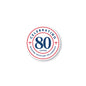 Sticker- 80th Anniversary Celebratory Circle Sticker