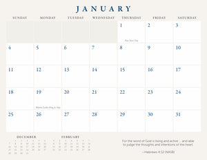 2026 MAF Calendar