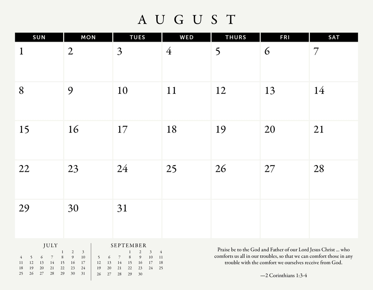 2027 MAF Calendar