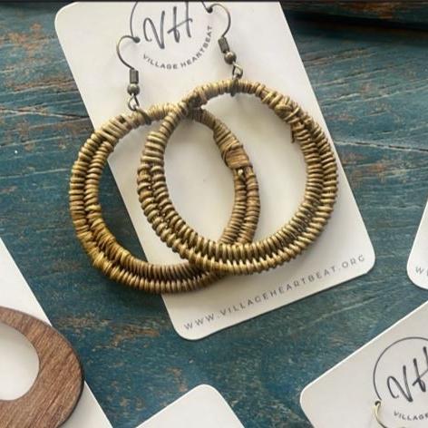 Rotan Earrings - Indonesia