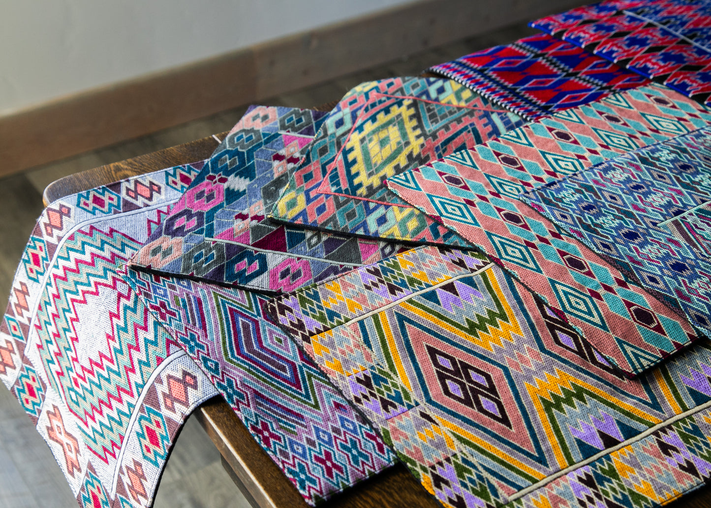 Central Asia Embroidered Table Runners