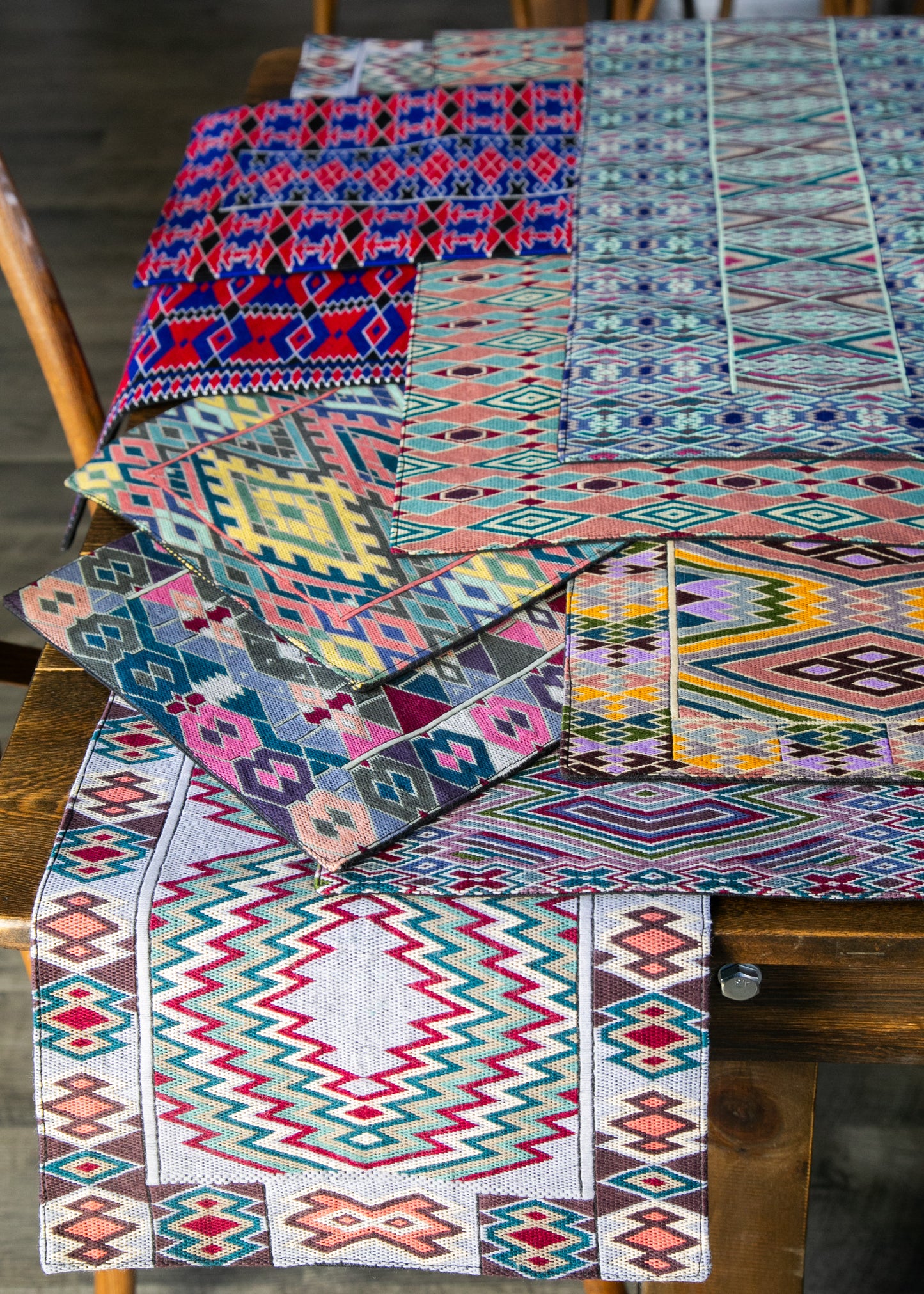 Central Asia Embroidered Table Runners