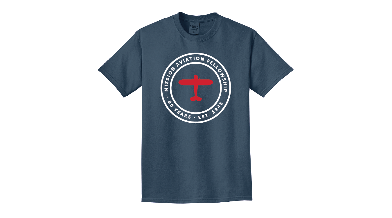 80th Anniversary Waco Blue Shirt - ADULT